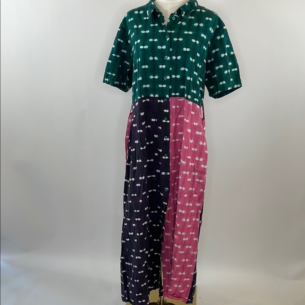 Busayo Polka Dot Shirt Midi Dress, 16 - Picture 4 of 16